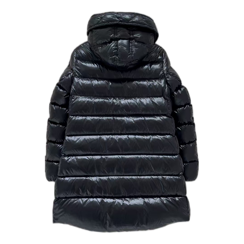 Moncler Suyen Hooded Puffer Coat in Black