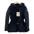 Moncler Oredon Belted Hooded Puffer Jacket in Black