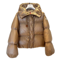 Moncler Borey Hooded Puffer Jacket in Bronze