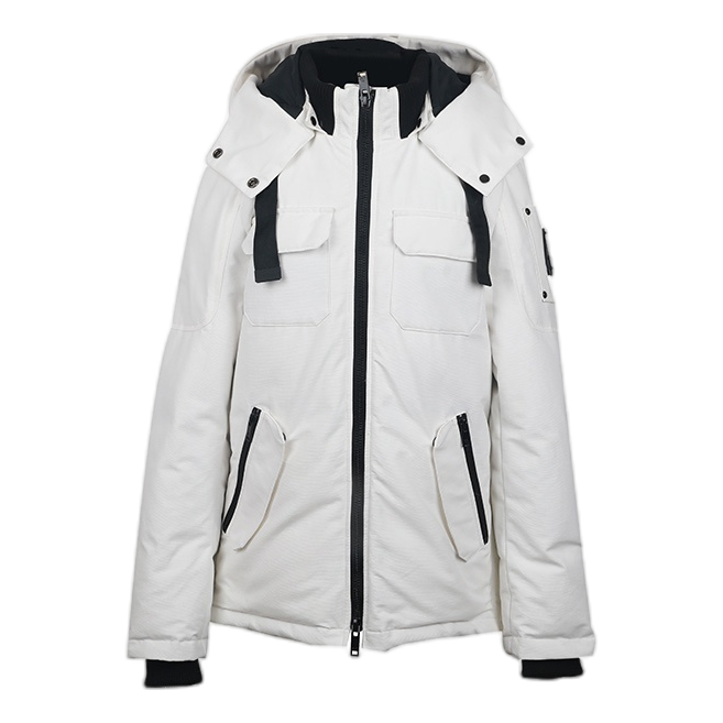 Moose Knuckles Contrast-Pocket Hooded Winter Parka