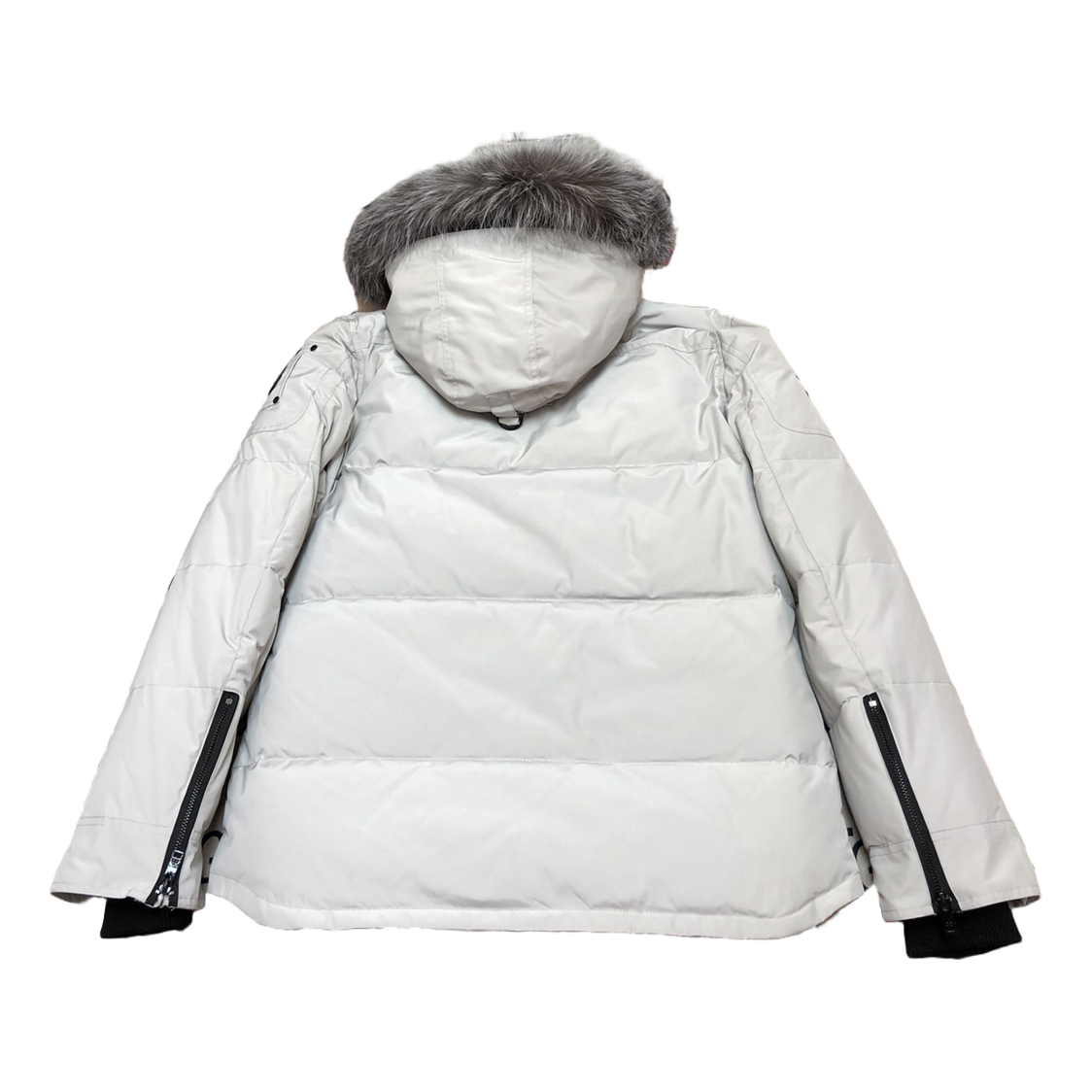 Moose Knuckles Four-Pocket Fur-Trim Hooded Puffer Jacket