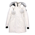 Moose Knuckles Stirling Parka with White Fur Trim