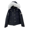 Moose Knuckles Chest-Zip Fur-Trim Hooded Puffer Jacket