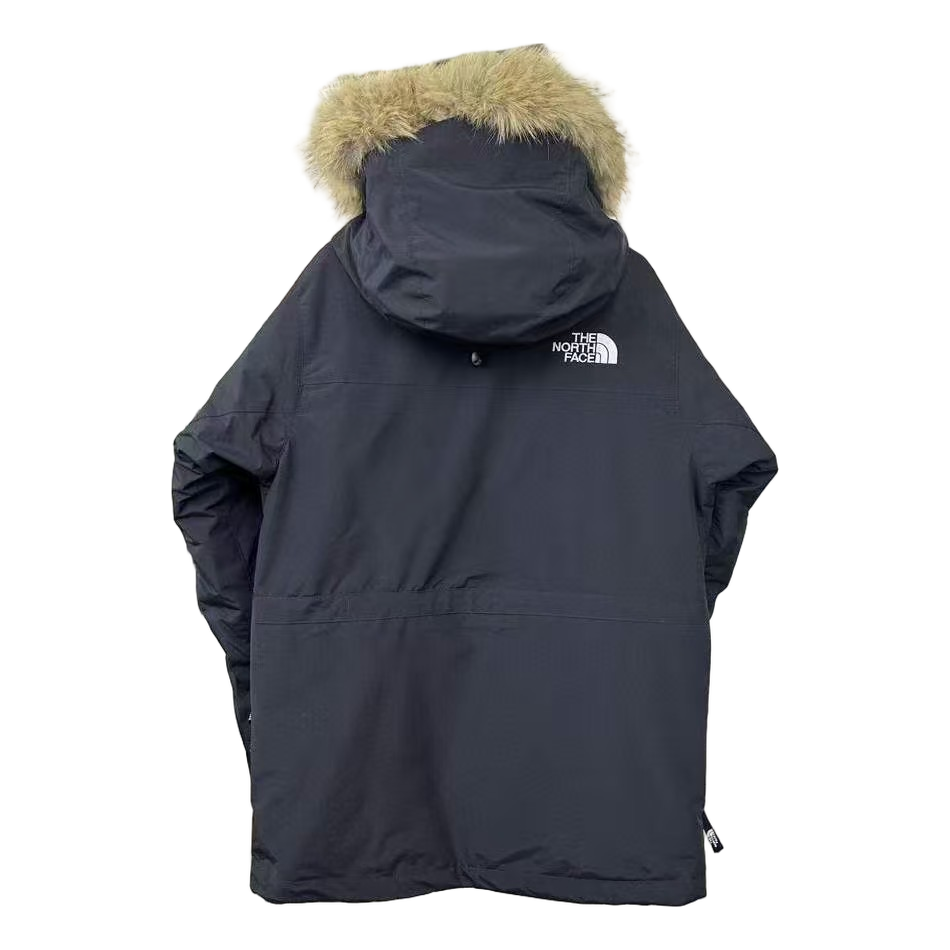 The North Face Four-Pocket Fur-Trim Hooded Parka in Graphite